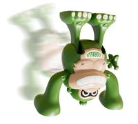 Juguete De Mono Clockwork: Linda Aleta De La Jungla, Mecanismo De Para Niños, Pequeño Simio De Salto | Diseño De Movimiento Impulsado Por El Viento Colorido, Movimiento Interactivo De Hilado Para