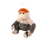 Juguete De Mono De Peluche - Peluche De Mono Proboscis Realista Y Dulce De 30,5 Cm, Animal Lindo, Decoración De La Colección De Animales Lindos Y Realistas | Colección De Peluches P