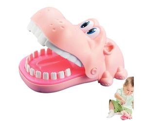 - Juguete de mordida de dentista - Clásico juego de reacción manual para niños, divertido juguete para apretar los dientes, accesorio de broma portátil | Materiales escolares seguros y duraderos para
