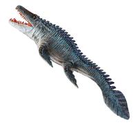 Juguete de mosasaurio artificial realista con boca móvil y dientes afilados. Figuras de dinosaurio de plástico de 33 x 13 x 5 cm. Juguetes educativos de dinosaurios prehistóricos. Regalos para ni