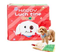 Juguete de olfateo para perros, libro de olfateo para perros, rompecabezas de entrenamiento de habilidades, peluche para suministros para mascotas, busca un juguete interactivo para entrenamiento de