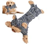 Juguete de oso para perros con pieper, juguete de oso de peluche chirriante para perro - Delicioso juguete de peluche robusto para perros masticable,Muñecas de mordedura de perro grande e