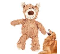Juguete De Oso Para Perros Irrompible,Oso Robusto Interactivo Resistente Con Chirrido - Juguetes De Peluche Irrompibles Para Perros Grandes,Para Masticadores Intensos, Razas Pequeñas Y Medianas, Denti