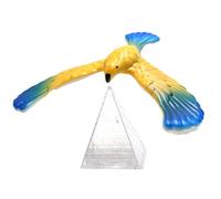 Juguete de pájaro águila de equilibrio: modelo de ala de equiibrio, pájaro de física retro, escultura de equilibrio de mano, intérprete de soporte triangular, juguete de habilidad interactivo | Entre