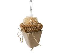 Juguete de pájaro de juguete para disminuir - divertidos jugadores de papel de masticación para loros | Juguetes multipus | Juguetes masticables para ejercicio, exploración, relajación, juego