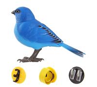 Juguete de pájaro para,Figuras de pájaro Juguetes - Juego Sensorial Interactivo con Animal Realista Lindo para la decoración de oficina, dormitorio, biblioteca, centro de actividades y sala