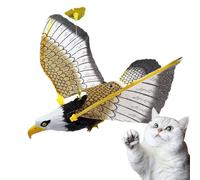 Juguete De Pájaro Para Gatos Voladores | Simulación De Pájaro Suspendible Con Sonido Ligero | Suministros Electrónicos Para Animales Simulación Para Ejercicio Interior | Estimulante Juego De Caza