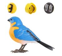 Juguete De Pájaro para Niños,Pájaro Eléctrico Cantor | Mascota Electrónica Interactiva Realista para Escritorio Exterior Viaje Sala De Espera