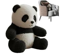 Juguete de panda suave - abrazo realista para adultos y alivio del estrés abrazando el apoyo de la ansiedad compañero | Cómoda decoración de guardería regalo de cumpleaños, co