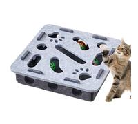 Juguete de para Gatos - 30 x 30 x 7,5 cm, Juguete Interactivo para Gatos | Maze Mind Game Track Balls Puzzle Box para Razas pequeñas, de Interior, Ejercicio, aburrimiento