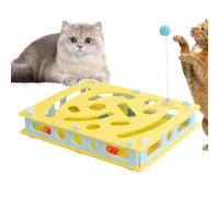 Juguete de para Gatos - Juego Interactivo de Laberinto de excavación de Agujeros | Caja de estimulación Mental para Entrenamiento de, del aburrimiento, Ejercicio y