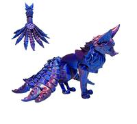 Juguete de para Impresora 3D - de Nueve Colas, Figura de acción Decorativa Coleccionable, Juguete inquieto, multiarticulado, para niños y Adultos, Juguete