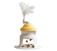 Juguete de para Mascotas de afeitadora de Hielo, dispensador de golosinas para Perros, dispensador Interactivo con Teaser, Razas de Alta energía, Aberturas giratorias de Hielo Afeitado