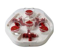 Juguete de para Perros, Juego de alimentación Lenta con Agujeros para Aperitivos, Juguete Interactivo para Perros, para Entrenamiento, dentición, masticación, Juego en casa, del