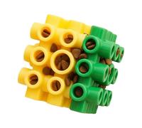 Juguete de para Perros - Silicona de 8 cm de diámetro | Alimentador Interactivo con dispensación de golosinas, del aburrimiento, Compromiso de Entrenamiento | Ayuda para Masticar