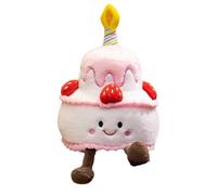 Juguete De Pastel Con Velas, Pastel De Cumpleaños Cantando | Almohada De Felpa,Juguete De Peluche Musical, Forma De Pastel Con Canción De Feliz Cumpleaños, Almohada Cantando De Pel