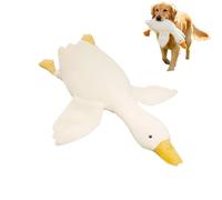 Juguete de pato blanco para perros, animales de peluche grandes, peluche de pato grande, juguetes de pato blanco de felpa grande 2025, juguete realista para perros de ganso, juguete masticable