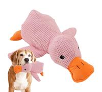 Juguete de pato calmante - adecuado para uso en interiores, juguete para masticar charlatanes, perro de pato para el estrés, juguete lindo para perros con forma de animal, juego interactivo para