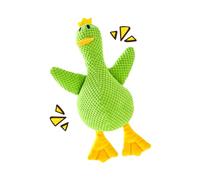Juguete de pato calmante para perros, juguete de patos rellenos para perros para - Cojín interactivo para ansiedad por separación, juego de interior para cachorros, tiempo de masticación, caja de