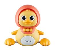 Juguete de Pato con batería, Sonido de Pato, con Funciones oscilante y, 2 Modos de luz, diseño magnético de Estatua de Animales, Juguete eléctrico para Gatear para niños