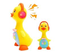 Juguete de Pato - Juguete de Aprendizaje Musical, Juguetes interactivos para bebés | Dispositivo compañero de Desarrollo del Habla, Movimiento de Pato Animado, música, para bebés, Todo