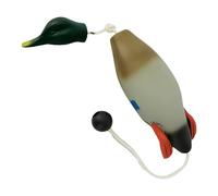 Juguete de pato real para perros, mejora la eficiencia del entrenamiento, parachoques simulado para caza y entrenamiento para llevar, modelo de juego acuático para perros perdigueros profesionales