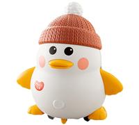 Juguete de pato Tummy Time, resistente juguete familiar de pato oscilante antidesgaste con música, interactivo educativo preescolar para bebés de 0 a 12 meses, juguetes para el tiempo boca abajo, pat