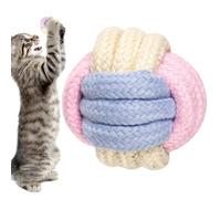 Juguete de pelota de cuerda para perros,Bola de cuerda para perros - Juguetes de cuerda para cachorros para la dentición - Bolas de algodón para masticar, juguetes de cuerda con nudo para