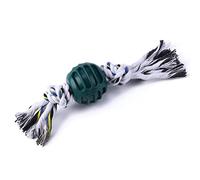 Juguete de pelota para perro con cuerda, juego interactivo para perros, relleno de dentición, juguetes para masticar, juguete interactivo para perros, bola de algodón, cuerda interactiva para perros