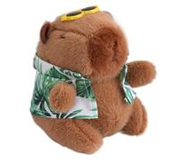 Juguete de peluche capybara | Poleza de animales de peluche | Dibujos animados Cuddly Creature | Buddy almohada suave | Regalo decorativo esponjoso | COMPANIÓN DE REABIERTO KIDES MIGNES | Figura de