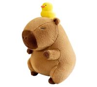 Juguete De Peluche Capybara - Relleno De Algodón | Animal De Dibujos Animados Grande Lindo 380G, Adorable Compañero De Peluche Corto Y Abrazo Ofreciendo Comodidad Como Almohada Decorativa Para