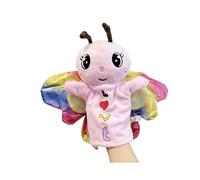 Juguete de peluche colorido de mariposa hecho a mano, muñeca interactiva para padres e hijos, relajante