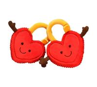 Juguete de Peluche con candado de corazón de Amor Lindo candado de Peluche, Juguetes Colgantes for la Amistad, Regalos del día de San Valentín