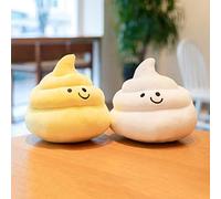 Juguete de Peluche con Forma de Caca, Relleno de Algodón PP de Color, Almohada Suave con Forma de Caca como Regalo (marrón)