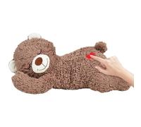 Juguete de peluche con latido de corazón, peluche de cachorro de peluche suave, portátil, ligero, 30 cm/15 cm, para perros, gatos o gatitos