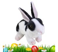 Juguete de peluche de conejo - Doudou de noche, compañero de sueño | Peluche lindo con diseño divertido, perfecto para abrazos y despertar sentidos, ideal para decoración de habitación infantil