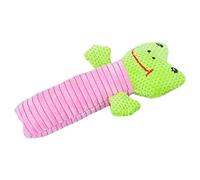 Juguete de peluche de dibujos animados para perros - juguete interactivo para masticar, muñeca de animal chirriante | cachorro Juego Accesorio de entrenamiento Aid, Fun Bite Resistant Plush Companion