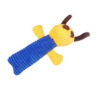 Juguete de peluche de dibujos animados para perros - juguete interactivo para masticar, muñeca de animal chirriante | cachorro Juego Accesorio de entrenamiento Aid, Fun Bite Resistant Plush Companion