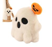 Juguete de peluche de Halloween - Linda bolsa de calabaza fantasma, colgante de personaje relleno suave, llavero decorativo para mujeres y hombres, monedero, cesta de mochila, accesorios de accork