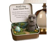 Juguete de Peluche de Pascua, Pequeño Bolsillo Todo Dulce en | Un Juguete de Inspiración con una Tarjeta | para la Afirmación Entre Amigos el Recorte de la Cesta de Pascua y la