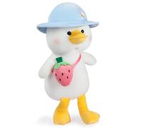 Juguete de peluche de pato, peluche de 30 cm, cojín suave y esponjoso, pato escolar, súper regalo para todas las edades y ocasiones