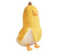 Juguete de peluche de pato plátano, adorable almohada de peluche de pato plátano para cumpleaños de niños y niñas, amarillo 27.7 pulgadas