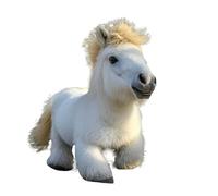 Juguete de peluche de peluche | Caballo esponjoso con movimiento y sonidos | Juguete educativo temprano, Mascota electrónica interactiva para niñas y niños