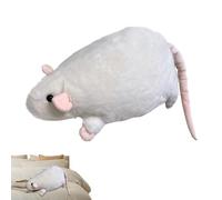 Juguete de peluche de ratón relleno - Muñeca suave de animal realista, compañero de ratones realistas | Juguete cómodo para aliviar el estrés, juego de rol, decoración para niños y adultos, dormitorio