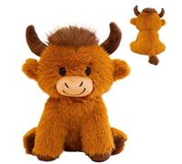Juguete de peluche de vaca graduada, un adorable recuerdo de 24,9 cm - Vaca de peluche, para fiestas de graduación, guardería, escuela secundaria, universidad, mujeres, hombres,