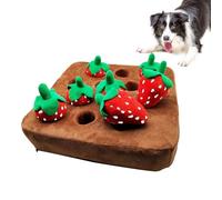 Juguete de peluche de zanahoria para perro, material suave inspirado en vegetales, función de estimulación cognitiva, elemento de desafío de tirar y oler, juguete masticable de compromiso para