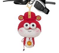 Juguete de peluche del año de la serpiente de peluche de año nuevo 2025 | Mascota del año de la serpiente, Colgante de peluche de serpiente lindo,Decoraciones de serpiente dulce de año nuevo Chin