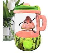 Juguete de peluche Fruit Blender, muñeca coleccionable de peluche, 3.94 x 3.54 x 6.3 pulgadas, acabado de tela ultrasuave, diseño portátil ligero, figura de peluche decorativa para sofá, dormitorio