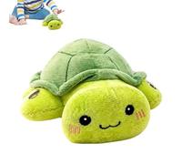 Juguete de Peluche Musical Interactivo Peluche Educativo Calmante de Doble | Peluches Interactivos Para Cumpleaños Niña Niño Hogar Habitación Vacaciones Dormitorio Sofá Tortuga marina