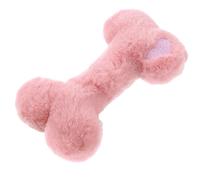 Juguete de peluche para cachorros con forma de hueso, juguete masticable portátil con forma de hueso para cachorros y perros pequeños